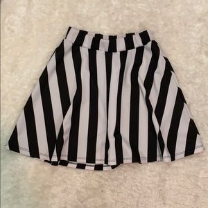 SUZY SHEIR strips skirt